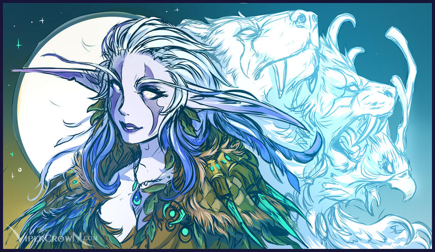 [2022] Personal WoW Druid artwork