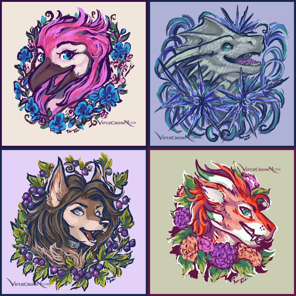 Floral Portraits | $45 e/a